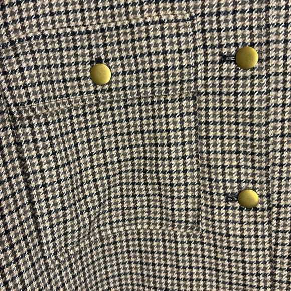 Preston & York Womens Andrea Jacket Blazer Size 18 Houndstooth Wool Blend Lined - Picture 4 of 9